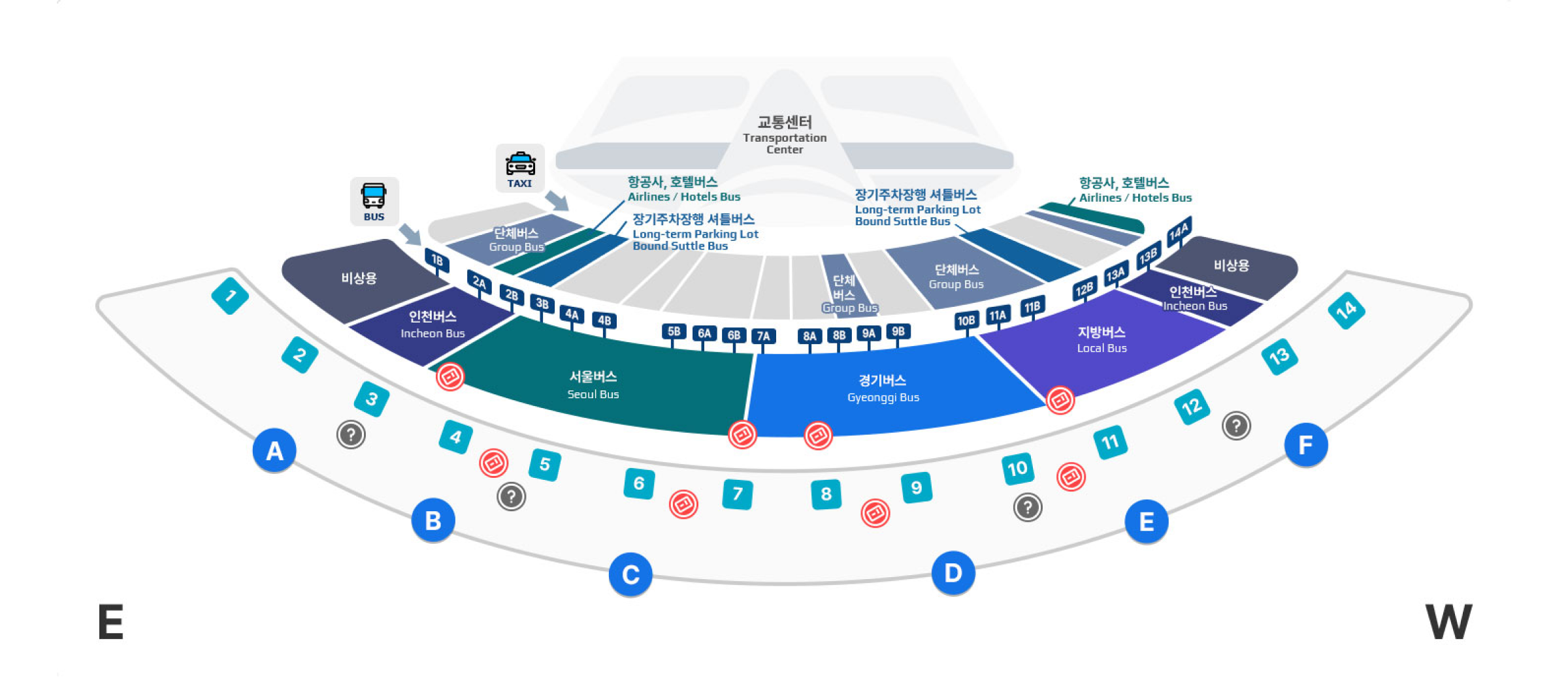 guide map of suttle bus